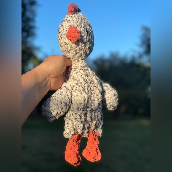 Ready to Ship Handmade Crochet Chicken Little - Picture 4 of 5